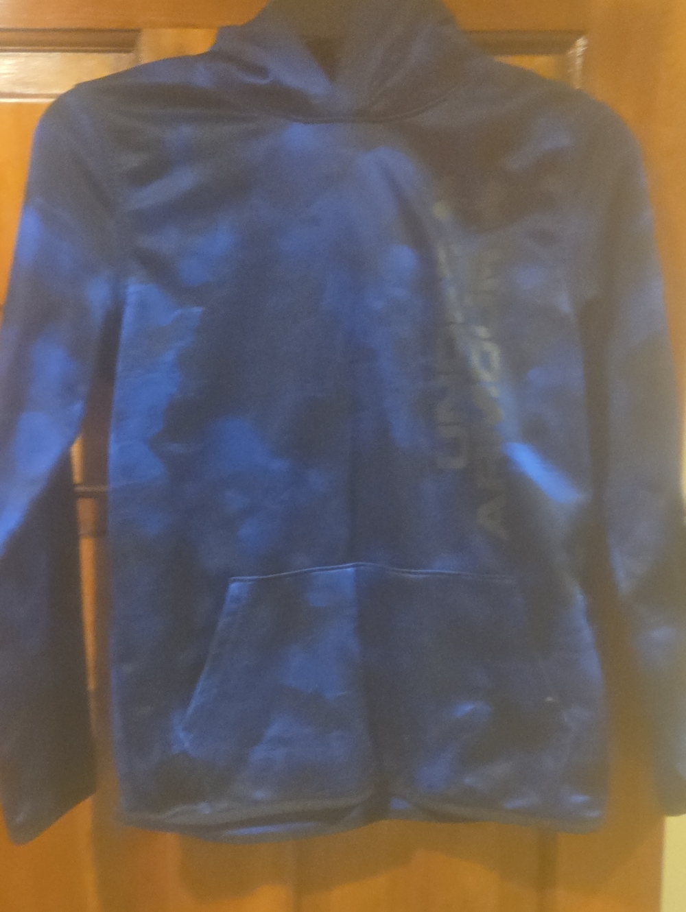 Under Armour Blue Tie-Dye Pullover Hoodie